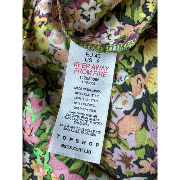 * New ~ TOPSHOP , NORDSTROM ~Multi Floral Mix And Match Blouse Size 2 FALL ~ - Picture 6 of 8